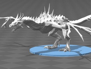 Drachen smok Dekor 3d print model - Mito3D