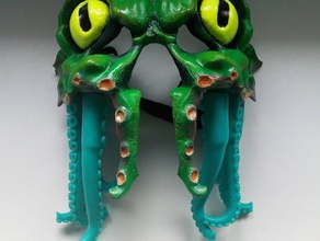 cthulhu mask props costumechallenge haloween 3d print model - Mito3D