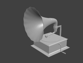 gramola modelli grammofono 3d print model - Mito3D