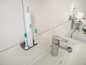 philips sonicare hx6510 stand bathroom electric toothbrush hx651022 sonic care holder 3d print model - Mito3D