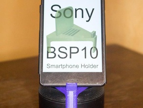 bsp10 smartphone holder mobile sony xperia 3d print model - Mito3D