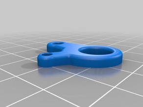 3 agujero tensor de cuerda 3d la impresión fresco más reciente 3d print model - Mito3D