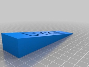 dyke door stop household customized 3d print model - Mito3D