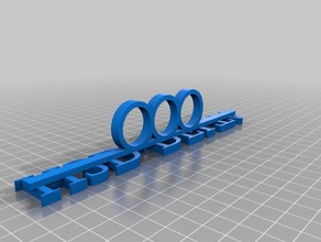 h3d-deltacutomizable anelli personalizzato 3d print model - Mito3D