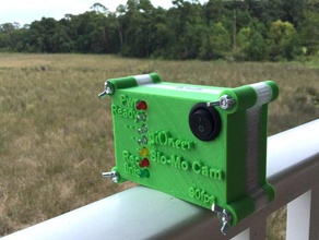 pioneiro eletrônica acção de came raspberry pi câmara 3d print model - Mito3D