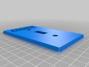 engagieren tng lightswitch-Abdeckung - Ersatz Teile 3d print model - Mito3D