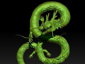 Shenlong dragon Tiere ball fantasy 3d print model - Mito3D