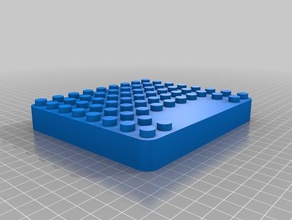 89 duplo compatível com o tijolo construção brinquedos personalizado 3d print model - Mito3D