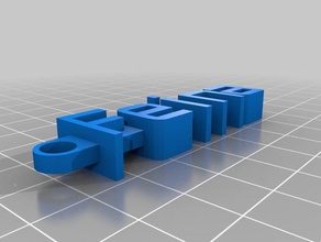llavero feina organization customized 3d print model - Mito3D
