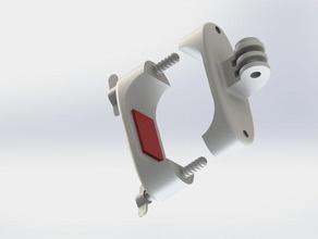 fiksasyon yüksek masque tribord easybreath dökün kamera dekatlon 3d print model - Mito3D