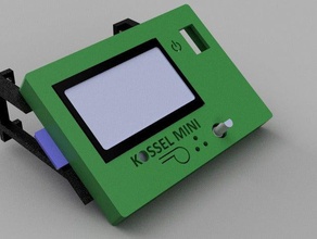 kossel mini completo de gráficos lcd controlador casemount 3d a impressora os acessórios flsun 2020 3d print model - Mito3D