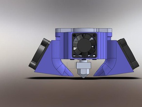 budaschnozzle fan ducts 3d printer parts 3d print model - Mito3D