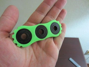 cog spinner gadgets edc fidget toy 3d print model - Mito3D