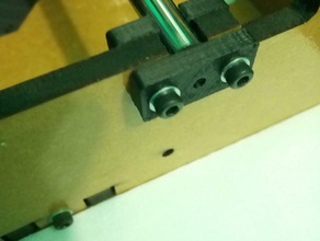 graber i3 y-eixo de apoio 3d a impressora partes 3d print model - Mito3D
