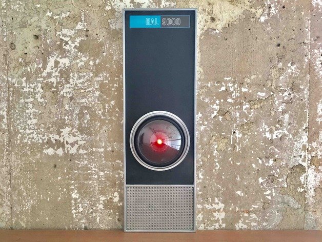 hal 9000 prop réplica adereços 2001 uma odisseia no espaço computador dave hal9000 o filme sci-fi gratuito ficção científica scifi sci fi stanleykubrick 3D print model - Mito3D