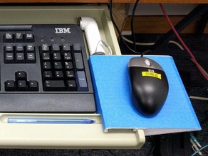 mouse pad raf-masa klavye çekmece altında ofis undershelf 3d print model - Mito3D