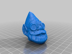 gnome bobblehead divisé en trois choses d'autres 3d print model - Mito3D