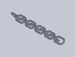 chain jewelry 3d print model - Mito3D