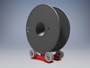 skateboard bearing filament holder 3d printer accessories ball spool 3d print model - Mito3D