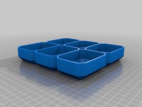 soap mold 6 bars diy mould 3d print model - Mito3D