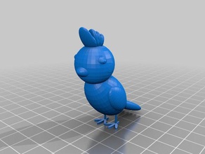 mon oiseau néerlandais 3d l'impression 3d print model - Mito3D