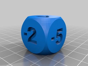 olumsuz ölür zar 3d print model - Mito3D
