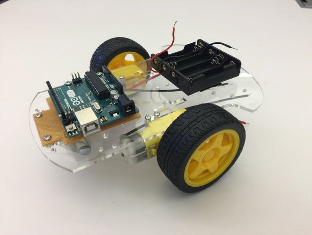 arduino de base du robot kit voiture la robotique 3D print model - Mito3D