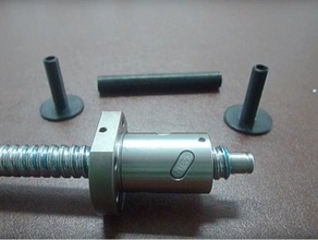 1605 Mutter-reverse-tool Maschine tools Kugelumlaufspindel mit Mutter ball Schraube cnc reverse-engineering rm1605 3d print model - Mito3D