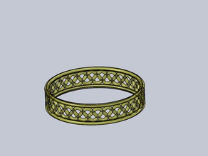 non stampabile anello anelli celtic 3d print model - Mito3D
