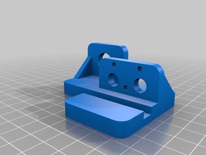 e3d chimera mount sensor hypercube printer parts core xy 3d print model - Mito3D