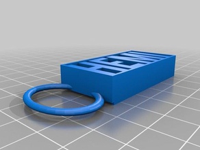 hemi keychain 3d printing 3d print model - Mito3D