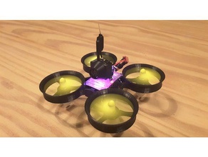 tiny whoop 2s 90mm polycarbonate rc vehicles 74 volts 85x20 betaflight camera fx chaoli cleanflight coreless motor drone fpv antenna mount racing horizon hobby multirotor nano quadcopter rakonheli sp evo f3 tinywhoop ultimaker 3d print model - Mito3D