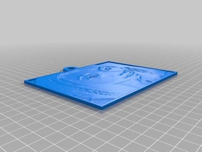 anya lithopane1 2d art personalizzato 3d print model - Mito3D