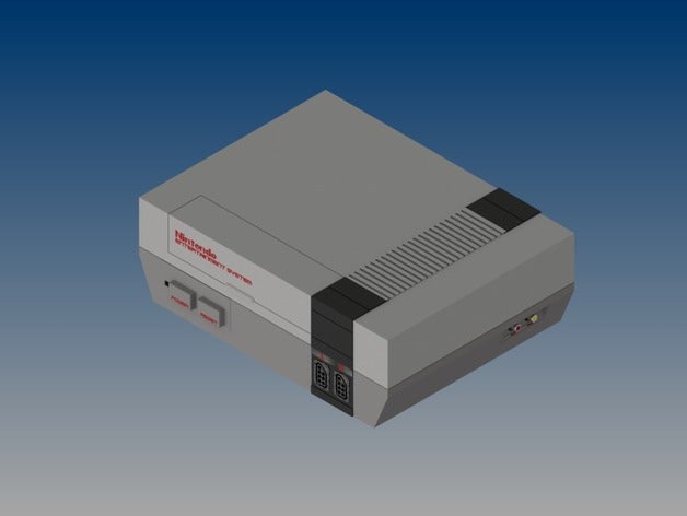 nintendo entertainment system nes durchsucht Replikate 3D print model - Mito3D