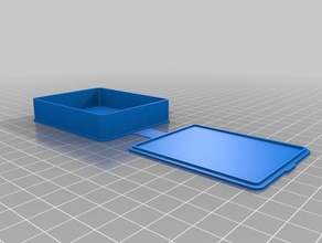 meine individuelle Fall Rechteckiger Mund Stück Container 3d print model - Mito3D