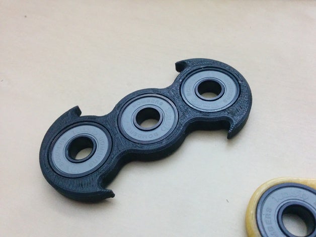 bat spinner mekanik oyuncaklar batman el 3D print model - Mito3D