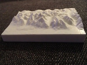 grand teton sport à l'extérieur jackson hole montagne tetons topographique wyoming 3d print model - Mito3D