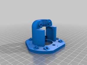 delta do conjunto de e3d v5 hotend montagem a impressora partes efetor 3d print model - Mito3D