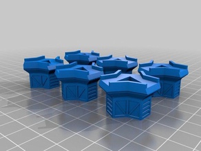 ia terminal conjunto de 6 listo imprimir juguete juego accesorios 3d print model - Mito3D
