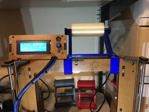 spool holder nova labs prusa i3 3d printer accessories 3d print model - Mito3D