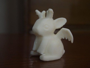mythical bunny animals 3d print model - Mito3D