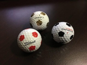 golf ball visual aid pattern marker sport outdoors 3d print model - Mito3D