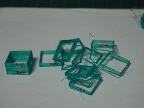 temperature calibration cube 3d printing tests 3d print model - Mito3D