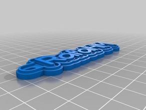 llavero rafa chaveiros personalizado 3d print model - Mito3D
