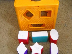 playskool formulário montador de brinquedos substituição da forma blocos jogos 3d print model - Mito3D