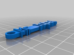 mr iqbal key ring organization customized 3d print model - Mito3D