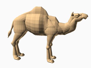 camelo - tudo openscad animais 3d print model - Mito3D