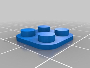 2x2 lego Basis Bau - Spielzeug kundengebundene kompatibel 3d print model - Mito3D