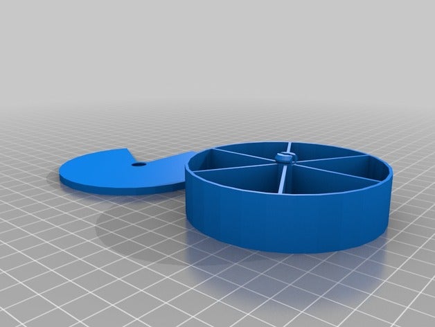 özelleştirilmiş parametrik yuvarlak kutum daha küçük diğer 3D print model - Mito3D