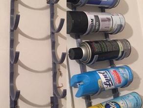 spray se puede titular de diversas no monta organización garaje el organizador rack pintura en aerosol caseta herramientas 3d print model - Mito3D